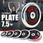 SPEEDS Plate Dumbell Plate Barbel 7,5 kg Diameter 3 cm Dumbell Plate Barbel Plate 014-27
