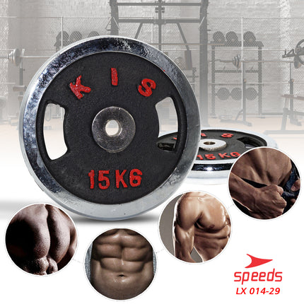 SPEEDS Plate Dumbell Plate Barbel 15 kg Diameter 3 cm Dumbell Plate Barbel Plate 014-29