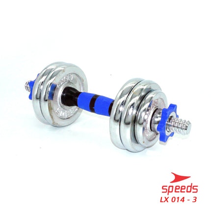 SPEEDS Barbell Dumbell Set Max Tiang Angkat Beban Fitness 15kg 014-3