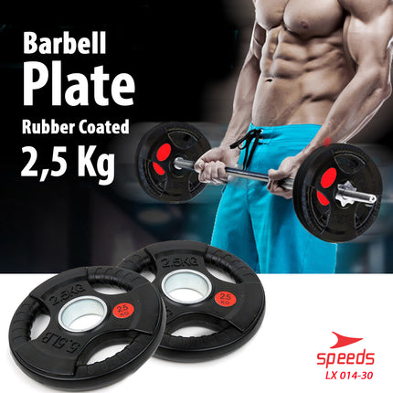 SPEEDS Plate Dumbell Plate Barbel 2,5 kg Diameter 5 cm Dumbell Plate Barbel Plate 014-30
