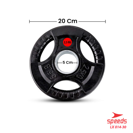 SPEEDS Plate Dumbell Plate Barbel 2,5 kg Diameter 5 cm Dumbell Plate Barbel Plate 014-30