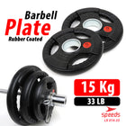 SPEEDS Plate Dumbell Plate Barbel 15 kg Diameter 5 cm Dumbell Plate Barbel Plate 014-33