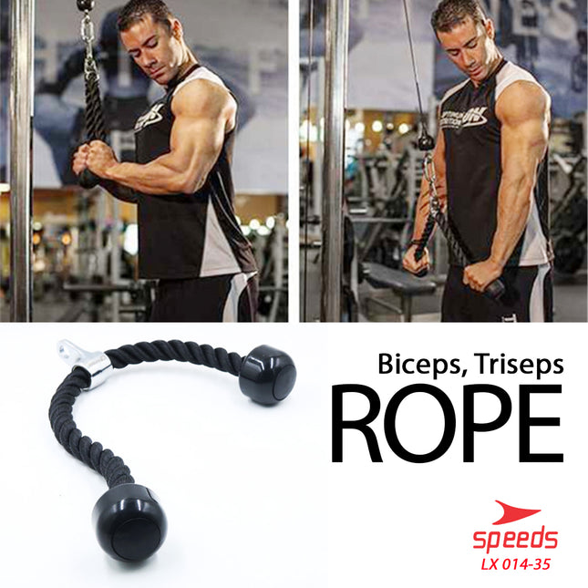 SPEEDS Tali Pull Rope untuk Olahraga/Melatih Otot Tricep Rope 014-35