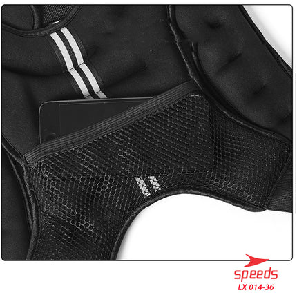 SPEEDS Weighted Vest Rompi Pemberat Beban 5 kg Jacket Adjustable Weight Jacket Bending 014-36
