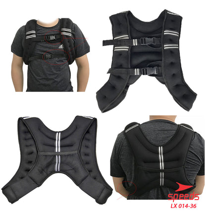 SPEEDS Weighted Vest Rompi Pemberat Beban 5 kg Jacket Adjustable Weight Jacket Bending 014-36