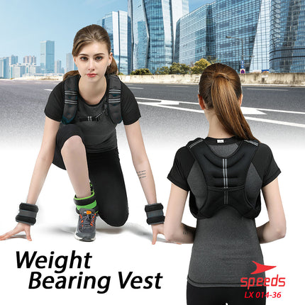 SPEEDS Weighted Vest Rompi Pemberat Beban 5 kg Jacket Adjustable Weight Jacket Bending 014-36