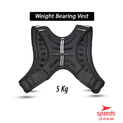 SPEEDS Weighted Vest Rompi Pemberat Beban 5 kg Jacket Adjustable Weight Jacket Bending 014-36