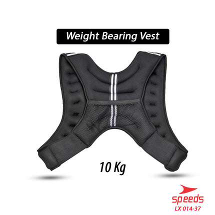 SPEEDS Weighted Vest Rompi Pemberat Beban 10 kg Jacket Adjustable Weight Jacket Bending 014-37