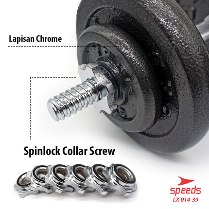 SPEEDS Dumbel Barbel Set 50Kg 014-39