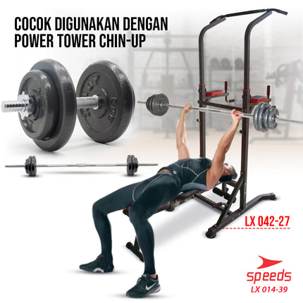 SPEEDS Dumbel Barbel Set 50Kg 014-39