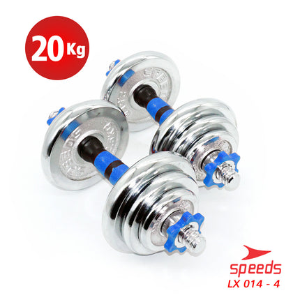 SPEEDS Barbel Dumbell Set Max Tiang Angkat Beban Fitness 20kg 014-4