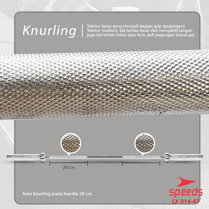 SPEEDS Stick Barbel 180cm 014-47