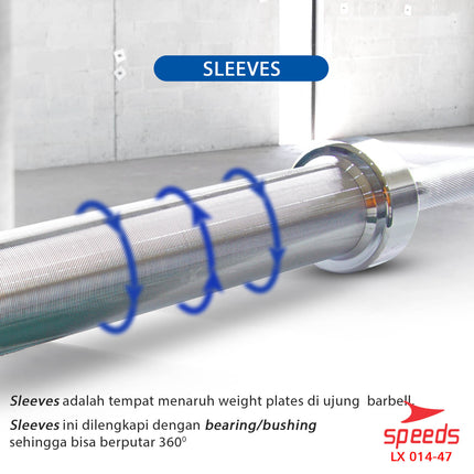 SPEEDS Stick Barbel 180cm 014-47