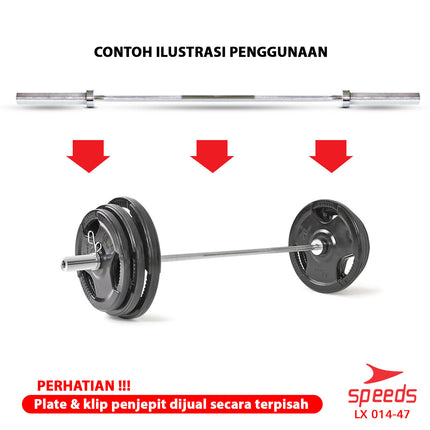 SPEEDS Stick Barbel 180cm 014-47