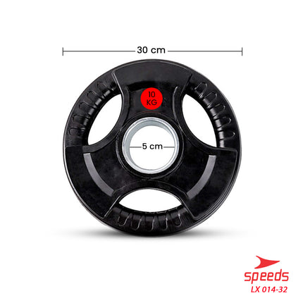 SPEEDS Plate Dumbell Plate Barbel 10 kg Diameter 5 cm Dumbell Plate Barbel Plate 014-32