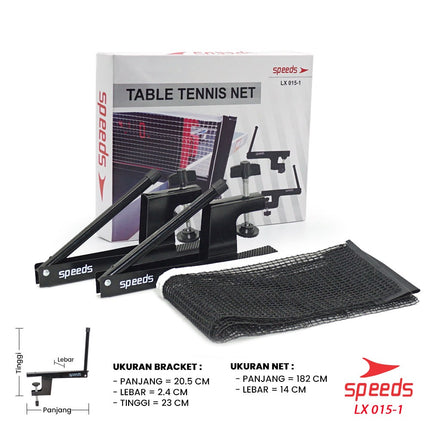 SPEEDS NET PINGPONG / NET Original Net Jaring Tenis Meja Pingpong Model Tarik Tennis Ball Net 015 -1