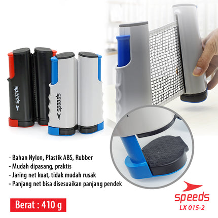 SPEEDS NET PINGPONG / NET Original Net Jaring Tenis Meja Pingpong Portable Tennis Ball Net 015-2