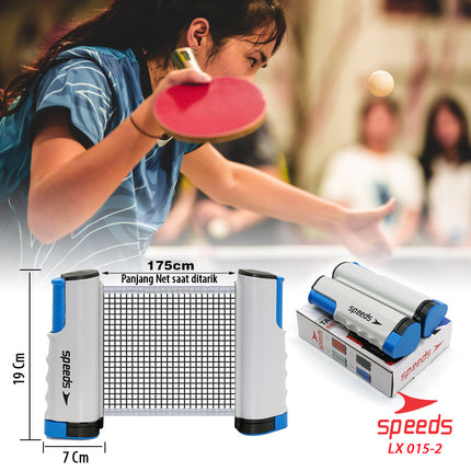 SPEEDS NET PINGPONG / NET Original Net Jaring Tenis Meja Pingpong Portable Tennis Ball Net 015-2