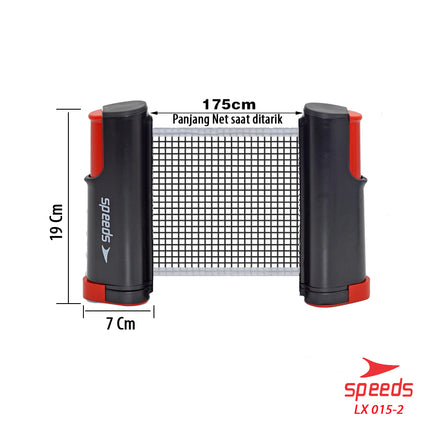 SPEEDS NET PINGPONG / NET Original Net Jaring Tenis Meja Pingpong Portable Tennis Ball Net 015-2