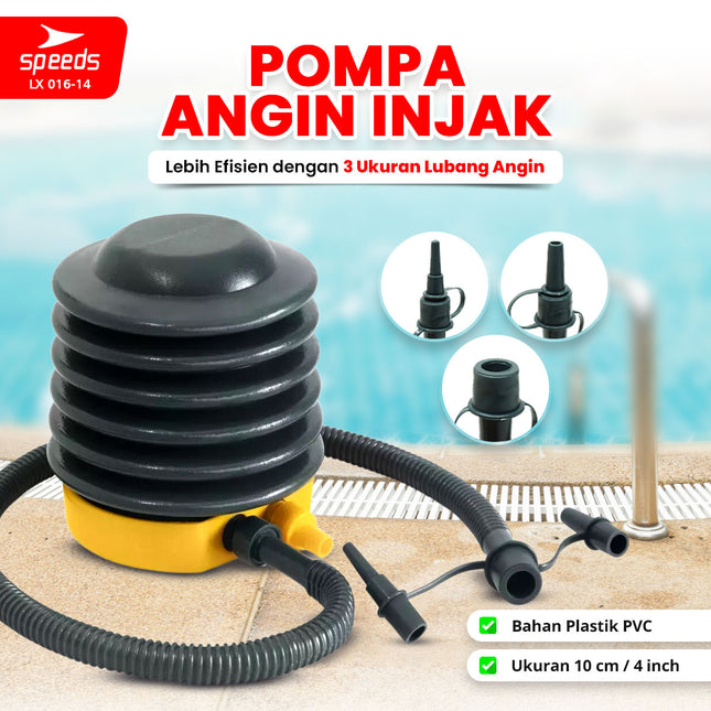 SPEEDS Pompa Angin Mini Pompa Manual Pompa Angin Tangan Pump Kolam 016-14