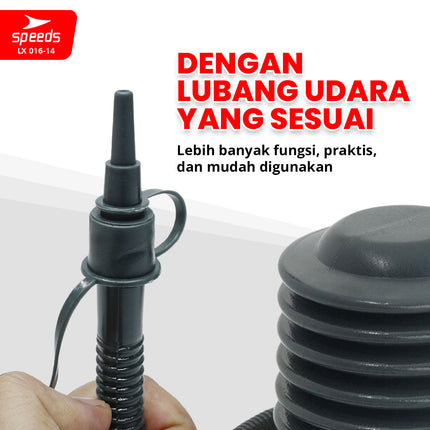 SPEEDS Pompa Angin Mini Pompa Manual Pompa Angin Tangan Pump Kolam 016-14