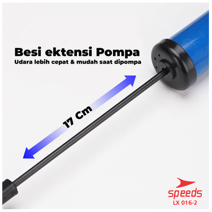 SPEEDS Pompa Sepeda / pompa bola / pompa ban. / Pompa multifungsi Pompa Angin 016-2
