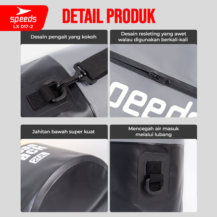 SPEEDS Tas Pelampung Waterproof Dry Bag Ocean Pack Tas Anti Air Renang Pantai Portabel LX 017-2