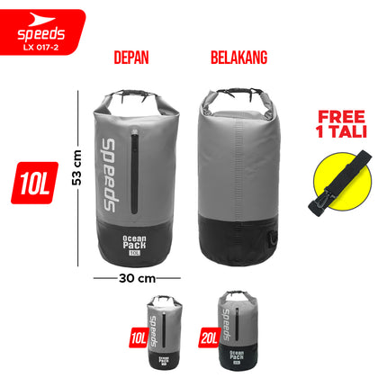 SPEEDS Tas Pelampung Waterproof Dry Bag Ocean Pack Tas Anti Air Renang Pantai Portabel LX 017-2