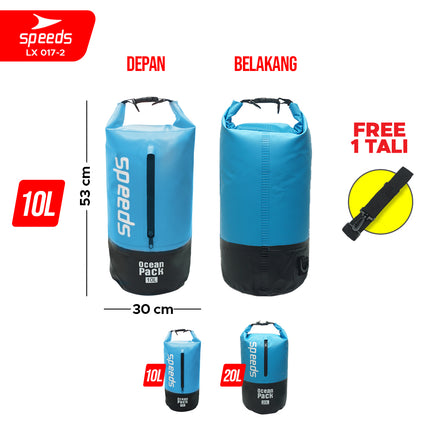 SPEEDS Tas Pelampung Waterproof Dry Bag Ocean Pack Tas Anti Air Renang Pantai Portabel LX 017-2
