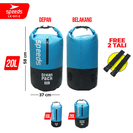 SPEEDS Tas Pelampung Waterproof Dry Bag Ocean Pack Tas Anti Air Renang Pantai Portabel LX 017-2