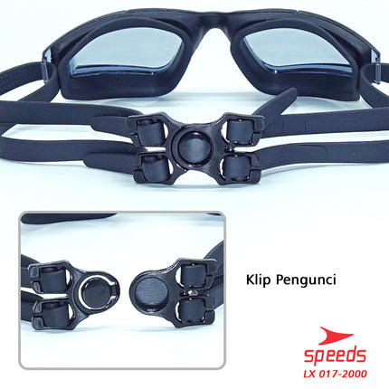 SPEEDS Kacamata Renang Anak Swimming Google Antifog Anti UV Remaja 017-2000