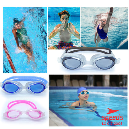 SPEEDS Kacamata renang anak Dewasa Remaja ANTI FOG & UV PROTECTION 017-2005