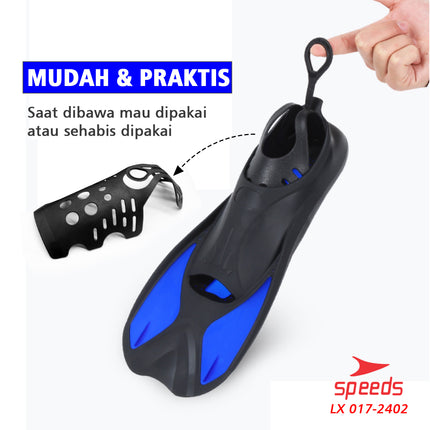 SPEEDS Kaki Katak XS & S TERBATAS! DIVING SNORKELING SNORKLING  FINS DIVING SELAM 017-2402