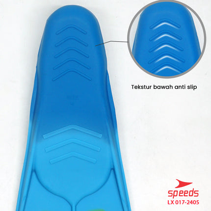 SPEEDS Kaki Katak Sepatu Katak Kodok Fins Fin Renang Selam Diving Snorkeling 017-2405