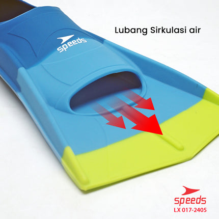 SPEEDS Kaki Katak Sepatu Katak Kodok Fins Fin Renang Selam Diving Snorkeling 017-2405