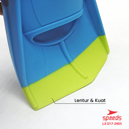 SPEEDS Kaki Katak Sepatu Katak Kodok Fins Fin Renang Selam Diving Snorkeling 017-2405