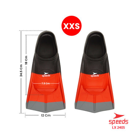 SPEEDS Kaki Katak Sepatu Katak Kodok Fins Fin Renang Selam Diving Snorkeling 017-2405