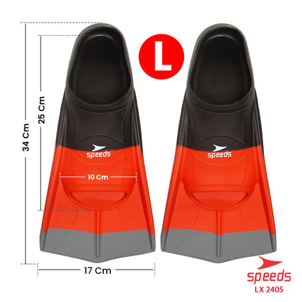 SPEEDS Kaki Katak Sepatu Katak Kodok Fins Fin Renang Selam Diving Snorkeling 017-2405