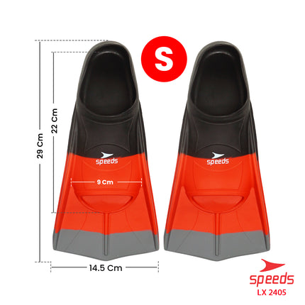 SPEEDS Kaki Katak Sepatu Katak Kodok Fins Fin Renang Selam Diving Snorkeling 017-2405