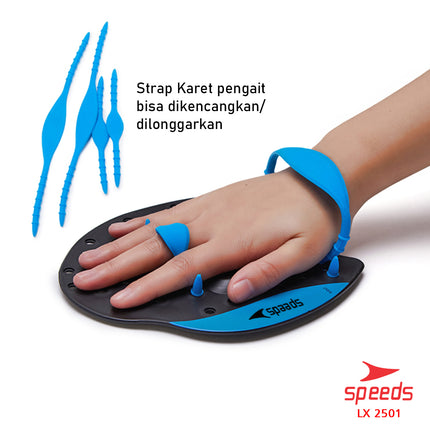 SPEEDS Tangan Katak Diving Fin Hand Paddle Alat Bantu Renang Pemula Remaja 017-2501