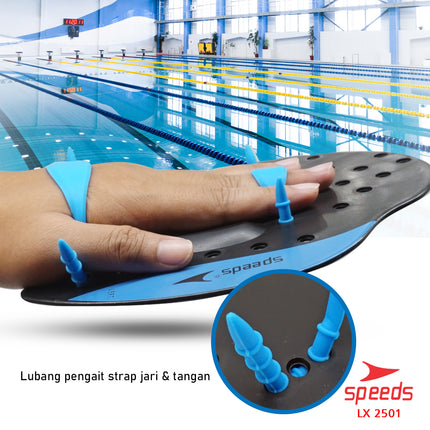 SPEEDS Tangan Katak Diving Fin Hand Paddle Alat Bantu Renang Pemula Remaja 017-2501
