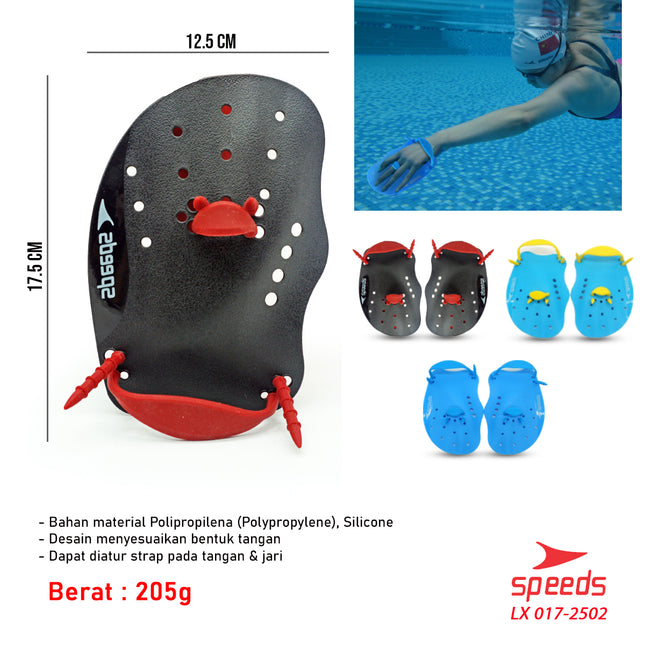 SPEEDS Tangan Katak Diving Gloves Frog Finger Kacamata Renang Diving Equipment 017-2502