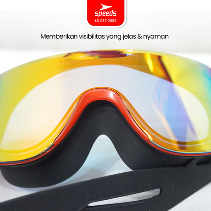 SPEEDS Kacamata Renang Swimming Goggles Lensa Berwarna Anti FOG UV 017-2505