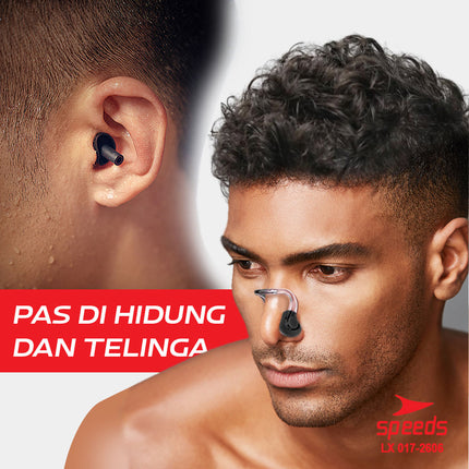 SPEEDS Clip Klip Nose Klip Penutup Hidung Penyumbat Telinga Renang Diving 017-2606