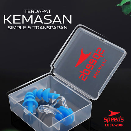 SPEEDS Clip Klip Nose Klip Penutup Hidung Penyumbat Telinga Renang Diving 017-2606