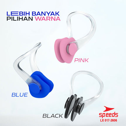 SPEEDS Clip Klip Nose Klip Penutup Hidung Penyumbat Telinga Renang Diving 017-2606