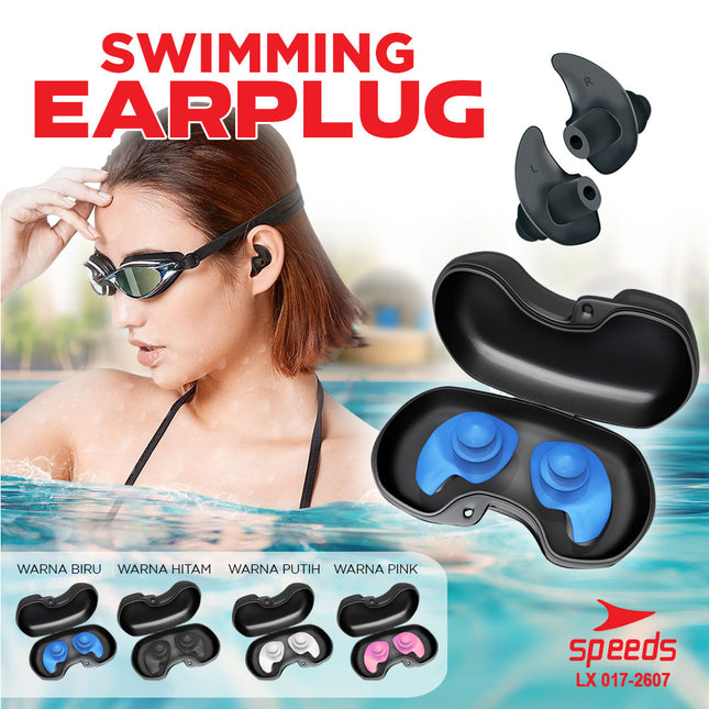 SPEEDS Ear Plug Ear Clip Penutup Hidung Anti Air Renang Diving Penutup Telinga 017-2607