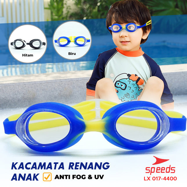 SPEEDS Kacamata renang anak Dewasa Remaja ANTI FOG & UV PROTECTION 017-4400