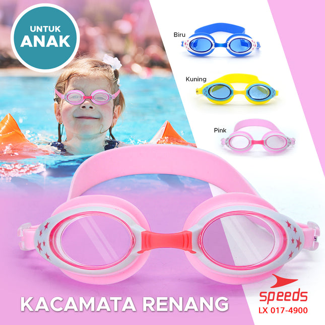 SPEEDS Kacamata renang anak Dewasa Remaja ANTI FOG & UV PROTECTION 017-4900