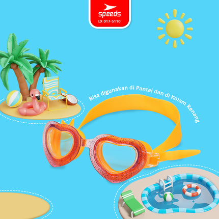 SPEEDS Kacamata Renang Anak Kids Swimming Goggles Anti Fog UV Protection Perlengkapan Berenang 017-5110